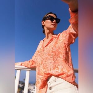 Catherinegee Soft Fliw Silk Blouse